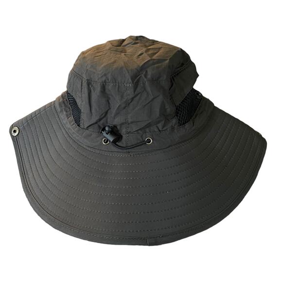 Happon Army Green Fishing Hiking Sun Bucket Hat One Size - Picture 2 of 5